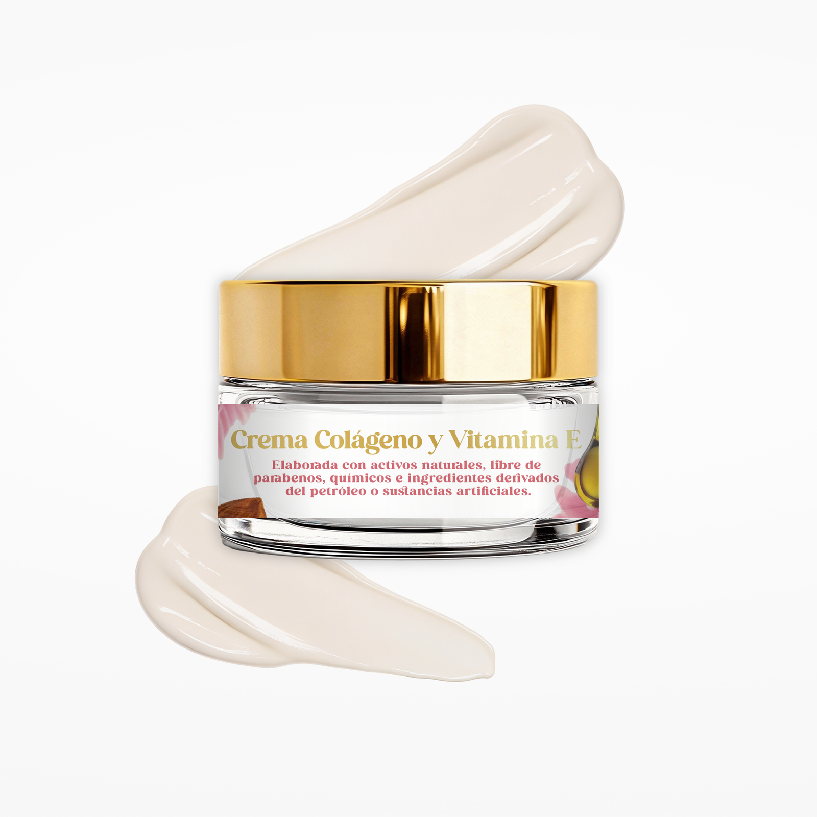 Crema facial colágeno y vitamina E